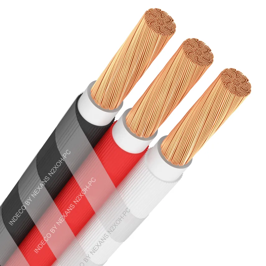 CABLE N2XOH 0,6/1 KV PARALELO (BLANCO/NEGRO/ROJO) LIBRE HALOGENO - Distrelec